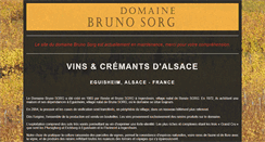 Desktop Screenshot of domaine-bruno-sorg.com